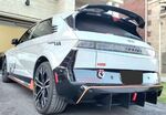 DIFFUSEUR ARRIERE (RAJOUT CENTRAL EN 2 PARTIES) HYUNDAI IONIQ 5N "DTM LOOK" (2024+)