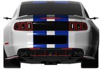 DIFFUSEUR ARRIERE (RAJOUT CENTRAL EN 3 PARTIES) FORD MUSTANG V PHASE 2 "DTM LOOK" (2012/2014)