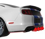 DIFFUSEUR ARRIERE (RAJOUT CENTRAL EN 3 PARTIES) FORD MUSTANG V PHASE 2 "DTM LOOK" (2012/2014)