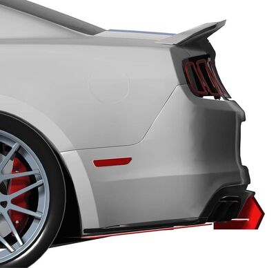 DIFFUSEUR ARRIERE (RAJOUT CENTRAL EN 3 PARTIES) FORD MUSTANG V PHASE 2 "DTM LOOK" (2012/2014)