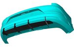 DIFFUSEUR DE PARE CHOC ARRIERE POLESTAR 2 "DTM LOOK" (2020/2024)