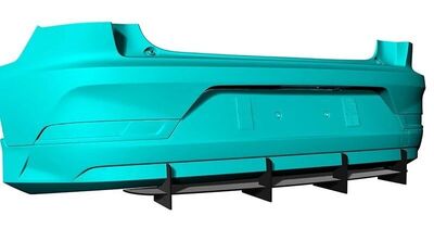 DIFFUSEUR DE PARE CHOC ARRIERE POLESTAR 2 "DTM LOOK" (2020/2024)