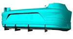 DIFFUSEUR DE PARE CHOC ARRIERE POLESTAR 2 "DTM LOOK" (2020/2024)