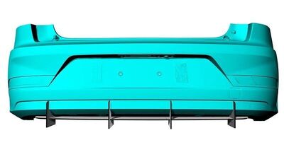 DIFFUSEUR DE PARE CHOC ARRIERE POLESTAR 2 "DTM LOOK" (2020/2024)