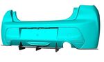 DIFFUSEUR DE PARE CHOC ARRIERE (RAJOUT CENTRAL + SPLITTERS LATERAUX) PEUGEOT 208 II GT LINE PHASE 1 CNC "DTM LOOK" (2019/2024)