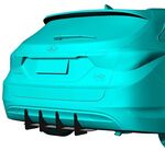 DIFFUSEUR DE PARE CHOC ARRIERE (RAJOUT CENTRAL) HYUNDAI I40 SW CNC "DTM LOOK" (2011§2019)