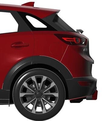 DIFFUSEUR DE PARE CHOC ARRIERE (RAJOUT CENTRAL) MAZDA CX-3 CNC "DTM LOOK" (2014/2024)