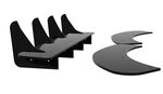 DIFFUSEUR DE PARE CHOC ARRIERE (RAJOUT CENTRAL) MAZDA CX-3 CNC "DTM LOOK" (2014/2024)