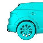 DIFFUSEUR DE PARE CHOC ARRIERE (RAJOUT CENTRAL) MAZDA CX-3 CNC "DTM LOOK" (2014/2024)