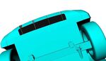 DIFFUSEUR ARRIERE (RAJOUT CENTRAL EN 2 PARTIES) HYUNDAI IONIQ 5 "DTM LOOK" (2021/2022)