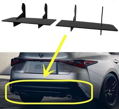 DIFFUSEUR ARRIERE (RAJOUT CENTRAL EN 2 PARTIES) LEXUS IS-F SPORT "DTM LOOK" (2021/2022)