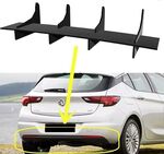 DIFFUSEUR DE PARE CHOC ARRIERE (RAJOUT CENTRAL) OPEL ASTRA K STANDARD PHASE 1 CNC "DTM LOOK" (2015/09-2019)