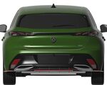 DIFFUSEUR DE PARE CHOC ARRIERE (RAJOUT CENTRAL + SPLITTERS LATERAUX) PEUGEOT 308 III STANDARD/ALLURE PHASE 1 CNC "DTM LOOK" (2021/2024)
