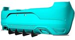 DIFFUSEUR ARRIERE (RAJOUT CENTRAL EN 3 PARTIES) RENAULT MEGANE IV GT "DTM LOOK" (2014/2016)