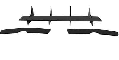DIFFUSEUR ARRIERE (RAJOUT CENTRAL EN 3 PARTIES) RENAULT MEGANE IV GT "DTM LOOK" (2014/2016)