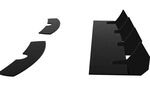 DIFFUSEUR ARRIERE (RAJOUT CENTRAL EN 3 PARTIES) RENAULT MEGANE IV GT "DTM LOOK" (2014/2016)