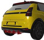 DIFFUSEUR DE PARE CHOC ARRIERE (RAJOUT CENTRAL) RENAULT V E TECH CNC "DTM LOOK" (2024+)