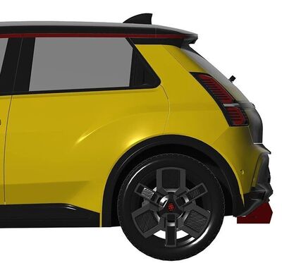 DIFFUSEUR DE PARE CHOC ARRIERE (RAJOUT CENTRAL) RENAULT V E TECH CNC "DTM LOOK" (2024+)