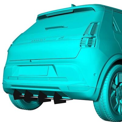 DIFFUSEUR DE PARE CHOC ARRIERE (RAJOUT CENTRAL) RENAULT V E TECH CNC "DTM LOOK" (2024+)