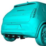 DIFFUSEUR DE PARE CHOC ARRIERE (RAJOUT CENTRAL) RENAULT V E TECH CNC "DTM LOOK" (2024+)