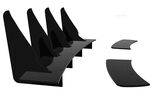 DIFFUSEUR ARRIERE (RAJOUT CENTRAL ET RAJOUTS LATERAUX) ALFA ROMEO GIULIETTA CNC "DTM LOOK" (2010/2020)