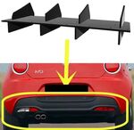 DIFFUSEUR ARRIERE (RAJOUT CENTRAL) ALFA ROMEO MITO CNC "DTM LOOK" (2008/2014)