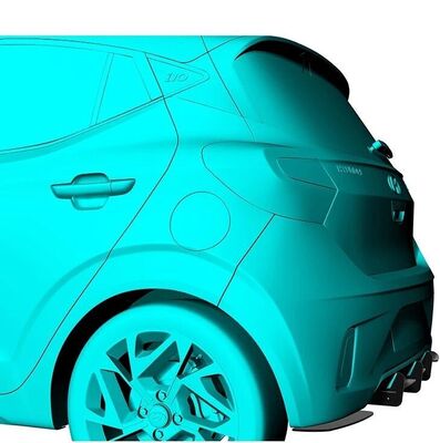 RAJOUTS DE DIFFUSEUR ARRIERE HYUNDAI I10 III N PHASE 1 CNC "DTM LOOK" (2020/2023)