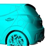 RAJOUTS DE DIFFUSEUR ARRIERE HYUNDAI I10 III N PHASE 1 CNC "DTM LOOK" (2020/2023)