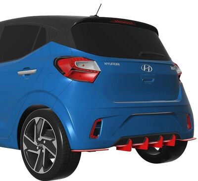 RAJOUTS DE DIFFUSEUR ARRIERE HYUNDAI I10 III STANDARD PHASE 1 CNC "DTM LOOK" (2020/2023)