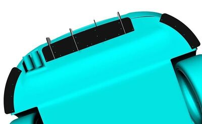 DIFFUSEUR ARRIERE (RAJOUT CENTRAL EN 3 PARTIES) BMW SERIE 1 F20 PACK M CNC "DTM LOOK" (2011/2019)