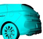 RAJOUT DE DIFFUSEUR ARRIERE (RAJOUT CENTRAL) HYUNDAI I30 III STANDARD PHASE 1 CNC "DTM LOOK" (2017/2021)