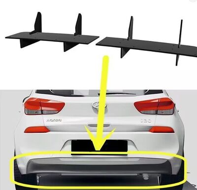 RAJOUT DE DIFFUSEUR ARRIERE (RAJOUT CENTRAL) HYUNDAI I30 III STANDARD PHASE 1 CNC "DTM LOOK" (2017/2021)
