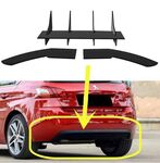 DIFFUSEUR ARRIERE (RAJOUT CENTRAL ET SPLITTERS LATERAUX) PEUGEOT 308 II PHASE 1 CNC "DTM LOOK" (2013/06-2017)