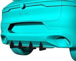 DIFFUSEUR ARRIERE (RAJOUT CENTRAL EN 2 PARTIES) ALFA ROMEO TONALE CNC "DTM LOOK" (2022+)