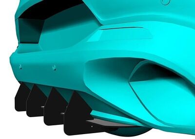 DIFFUSEUR ARRIERE (RAJOUT CENTRAL EN 2 PARTIES) ALFA ROMEO TONALE CNC "DTM LOOK" (2022+)