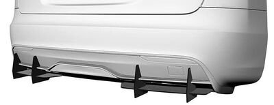 DIFFUSEUR ARRIERE (RAJOUT CENTRAL EN 2 PARTIES) TESLA MODEL S (2020/2023)