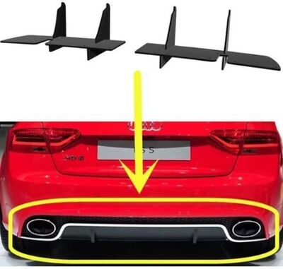 DIFFUSEUR ARRIERE (RAJOUT CENTRAL) AUDI RS5 8T2 CNC "DTM LOOK" (2012/2015)