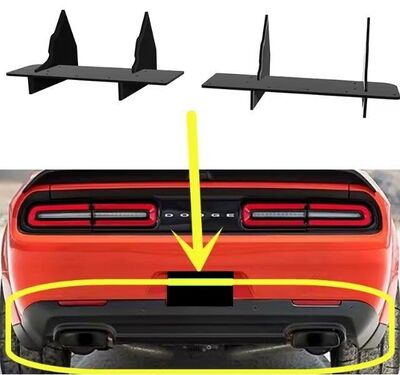 DIFFUSEUR ARRIERE (RAJOUT CENTRAL EN 2 PARTIES) DODGE CHALLENGER CNC (2015/2024)