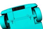 DIFFUSEUR ARRIERE (RAJOUT CENTRAL) KIA PICANTO III GT LINE CNC  "DTM LOOK" (2019/2022)