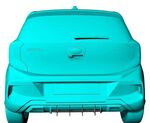 DIFFUSEUR ARRIERE (RAJOUT CENTRAL) KIA PICANTO III GT LINE CNC  "DTM LOOK" (2019/2022)