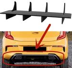 DIFFUSEUR ARRIERE (RAJOUT CENTRAL) KIA PICANTO III GT LINE CNC  "DTM LOOK" (2019/2022)