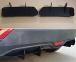 DIFFUSEUR ARRIERE (RAJOUT CENTRAL EN 2 PARTIES) TOYOTA C-HR "DTM LOOK" (2017/2023)
