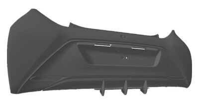 DIFFUSEUR ARRIERE (RAJOUT CENTRAL) TOYOTA AYGO II "DTM LOOK" (2014/2019)