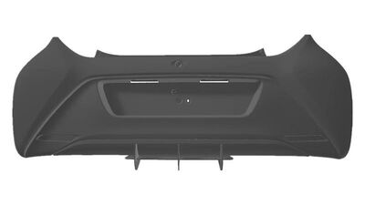 DIFFUSEUR ARRIERE (RAJOUT CENTRAL) TOYOTA AYGO II "DTM LOOK" (2014/2019)