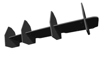 DIFFUSEUR ARRIERE (RAJOUT CENTRAL) FORD KUGA / ESCAPE STANDARD PHASE 2 "DTM LOOK" (2013/2016)