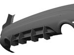 DIFFUSEUR ARRIERE (RAJOUT CENTRAL) FORD KUGA / ESCAPE STANDARD PHASE 2 "DTM LOOK" (2013/2016)