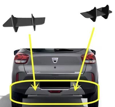 DIFFUSEUR ARRIERE (RAJOUT CENTRAL EN 2 PARTIES) DACIA SPRING "DTM LOOK" (2019/2022)