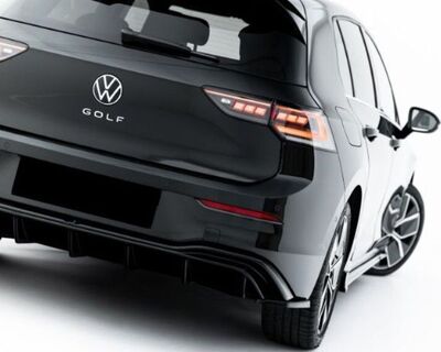 DIFFUSEUR DE PARE CHOC ARRIERE VW GOLF VIII STANDARD PHASE 2  "DTM LOOK" (2024+)