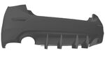 DIFFUSEUR ARRIERE (RAJOUT CENTRAL) INFINITI Q50 STANDARD CNC "DTM LOOK" (2013/2017)