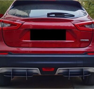DIFFUSEUR ARRIERE (RAJOUT CENTRAL EN 2 PARTIES) NISSAN QASHQAI J11 STANDARD PHASE 2 "DTM LOOK" (2016/2019)